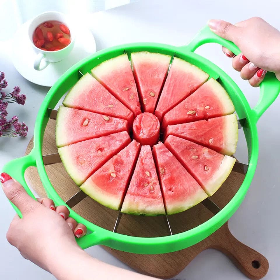 Stainless Steel Watermelon Cutter, Watermelon Slicer, Fruit and Vegetable Cutter Stainless Steel Watermelon Cutter, Watermelon Slicer, Fruit and Vegetable Cutter